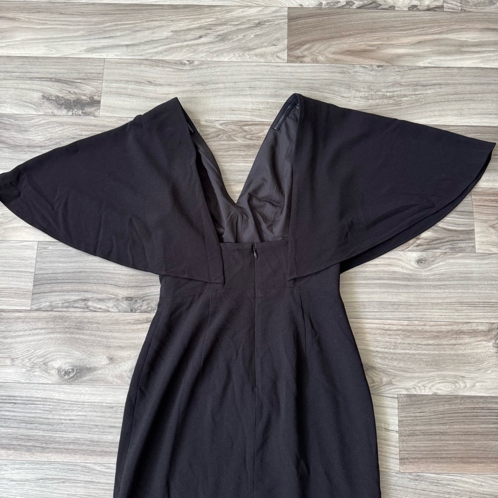Dress the Population Louisa Flutter Sleeve Midi Dress Size Small - Picture 7 of 8